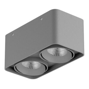 IP65 Светильник MONOCCO LED 2х10W 1200LM 30G СЕРЫЙ 3000K