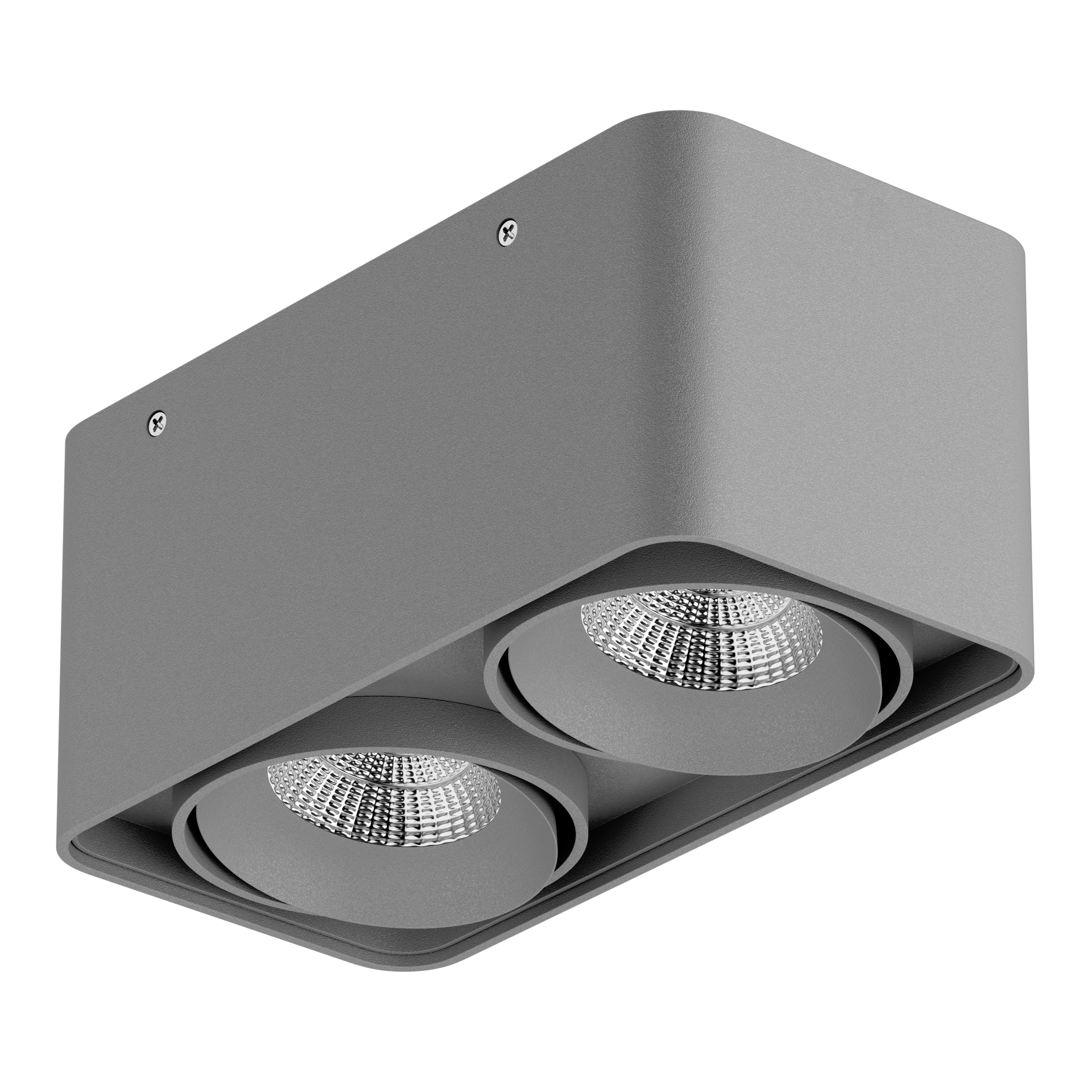IP65 Светильник MONOCCO LED 2х10W 1200LM 30G СЕРЫЙ 3000K