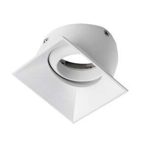 Вставка квадратная поворотная STELLA BASE к 07505x/07507x с углом наклона 30G и вращением на 360G БЕЛЫЙ МАТОВЫЙ