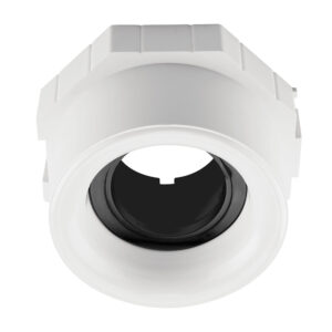 Рамка (светильник) CLICK-CLACK скрытого монтажа лампочек и LED модулей MR16 в натяжной потолок ANELLO БЕЛЫЙ/ЧЕРНЫЙ