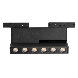 Светильник линейный поворотный 24V д/трека LINEA LED 6W 500LM 30G ЧЕРНЫЙ 3000K