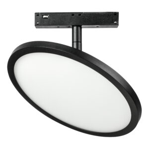 Светильник поворотный 48V д/трека UNO LED 12W 1000LM 180G ЧЕРНЫЙ МАТОВЫЙ 4000K