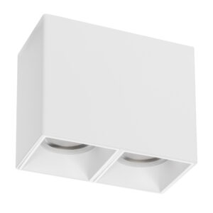 Рамка (светильник) PVC д/LED-модулей 941хх и LED-ламп D50мм RULLO 2x QUAD БЕЛЫЙ
