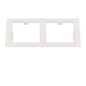 Рамка DOMINO Double QUADRO MR16 БЕЛЫЙ