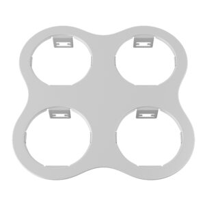 Рамка DOMINO ROUND 2x2 МR16 БЕЛЫЙ