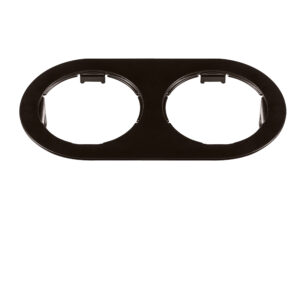 Рамка DOMINO Double ROUND МR16 ЧЕРНЫЙ
