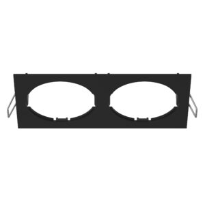 Рамка INTERO 16 Double QUADRO ЧЕРНЫЙ