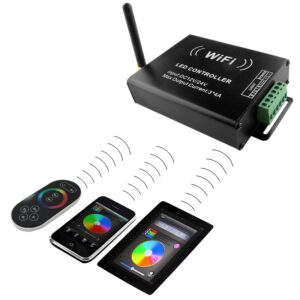 Контроллер Master WiFi + RC LED RGB 12V/24V max 4A*3CH