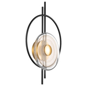 Бра ERICA 5W LED 110LM G ЧЕРНЫЙ/ЗОЛОТО 3000K