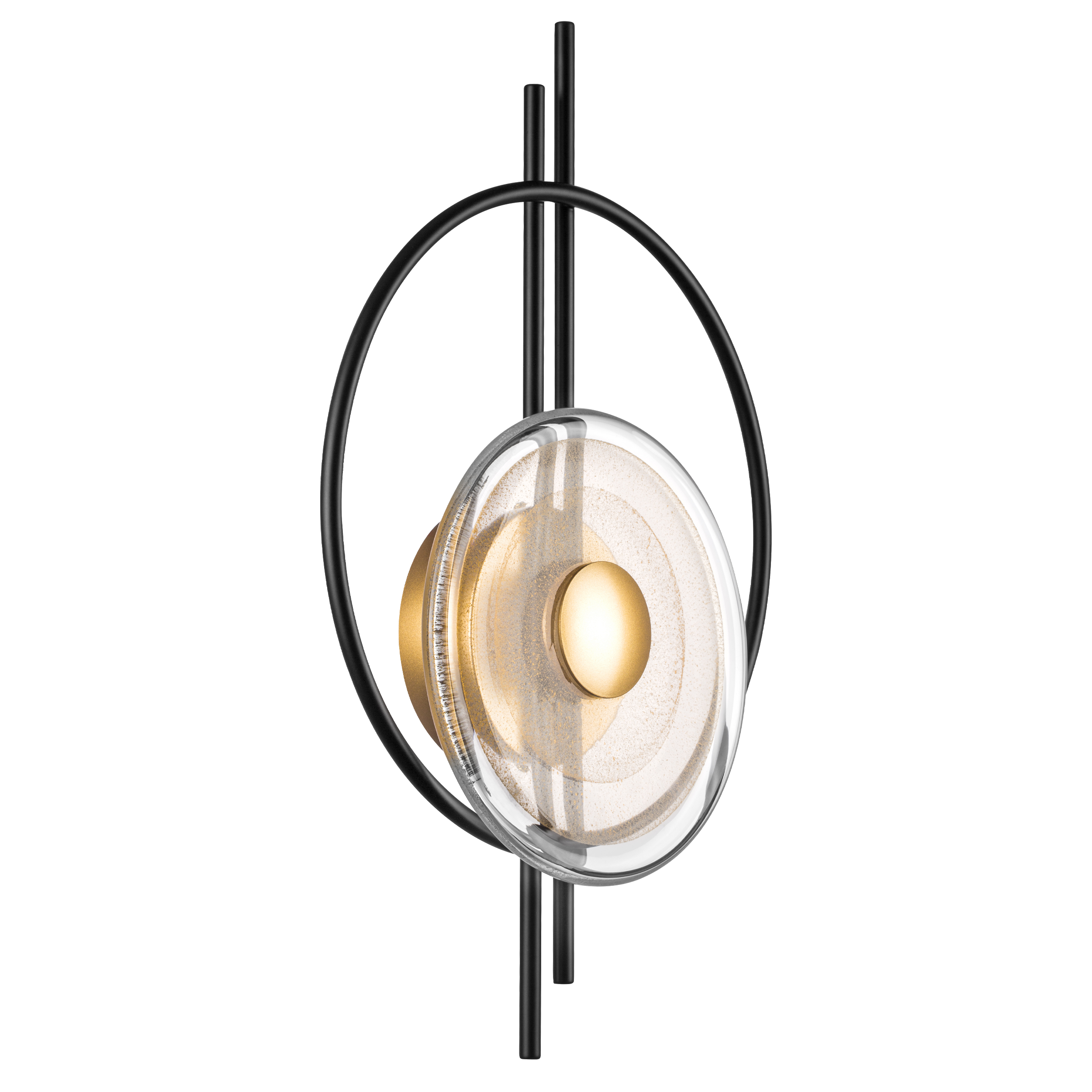 Бра ERICA 5W LED 110LM G ЧЕРНЫЙ/ЗОЛОТО 3000K
