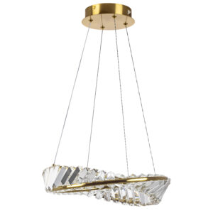 Люстра VIDARE 20W LED 1700LM ЗОЛОТО 3000K IP20