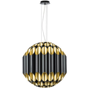 Люстра SIENA 80х40W G9 ЧЕРНЫЙ/ЗОЛОТО