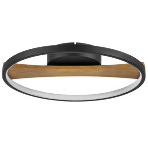 Люстра LODI LED 25W 2000LM ЧЕРНЫЙ/ДЕРЕВО 3000K