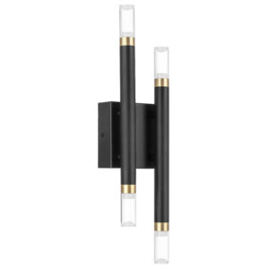 Бра IRIS 12W LED 618LM 120G ЧЕРНЫЙ/ЗОЛОТО 3000K