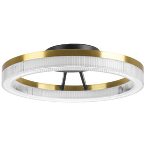 Люстра ROTONDA 21W LED 1053LM 180G ЧЕРНЫЙ/ЛАТУНЬ 3000K