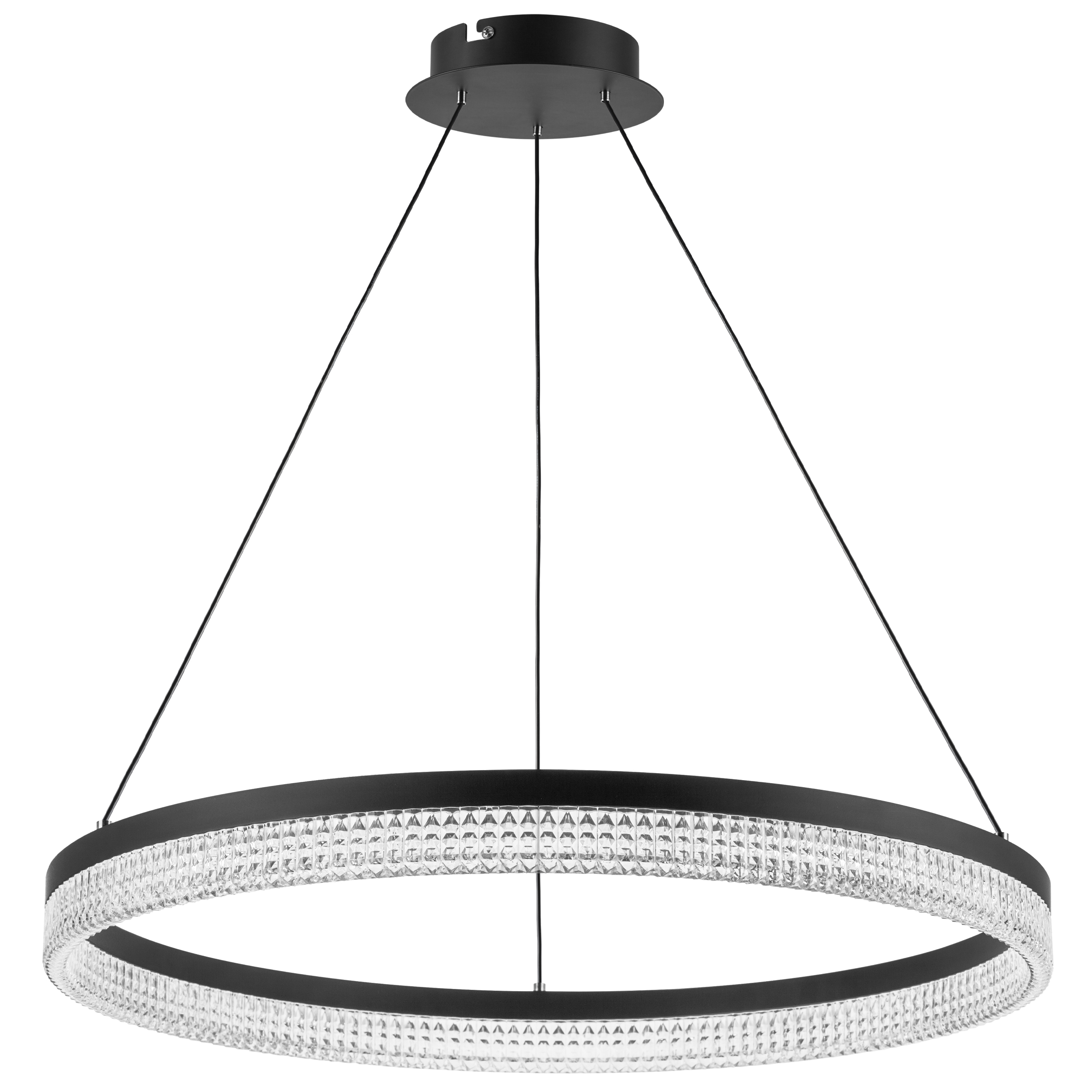 Люстра ROTONDA 38W LED 2106LM 180G ЧЕРНЫЙ 3000K