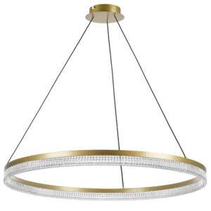 Люстра ROTONDA 51W LED 2808LM 180G ЛАТУНЬ 3000K