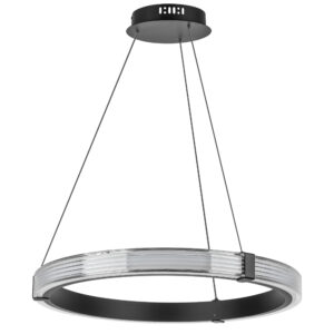 Люстра ROTONDA 30W LED 1474LM 360G ЧЕРНЫЙ 3000K