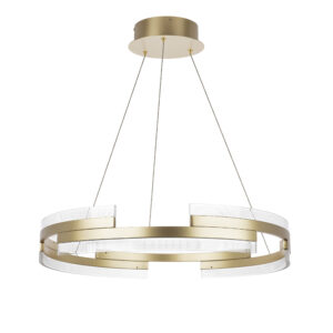 Люстра ROTONDA 55W LED 2835LM 120G ЗОЛОТО 3000K