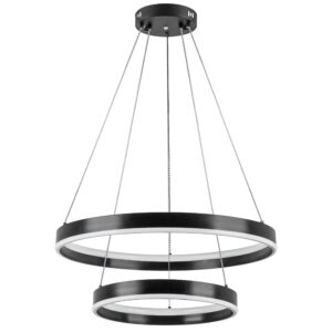 Люстра ROTONDA 165W LED 5040LM 120G ЧЕРНЫЙ 3000-6000K