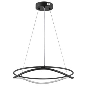 Люстра ROTONDA 45W LED 2494LM 120G ЧЕРНЫЙ 3000-6000K