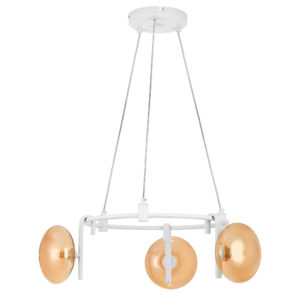 Люстра GAMMA G9 3х6W(led) G9 БЕЛЫЙ/ЯНТАРЬ