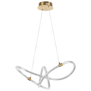 Люстра CORINTO 35W LED 3007LM 360G ЗОЛОТО DIM 3000-6000K
