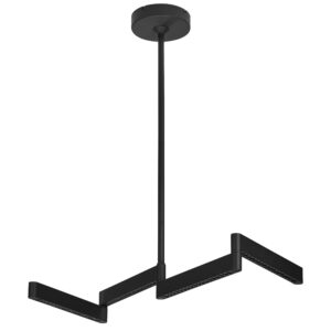 Люстра DIVE LED 72W 3700LM G ЧЕРНЫЙ 4000K