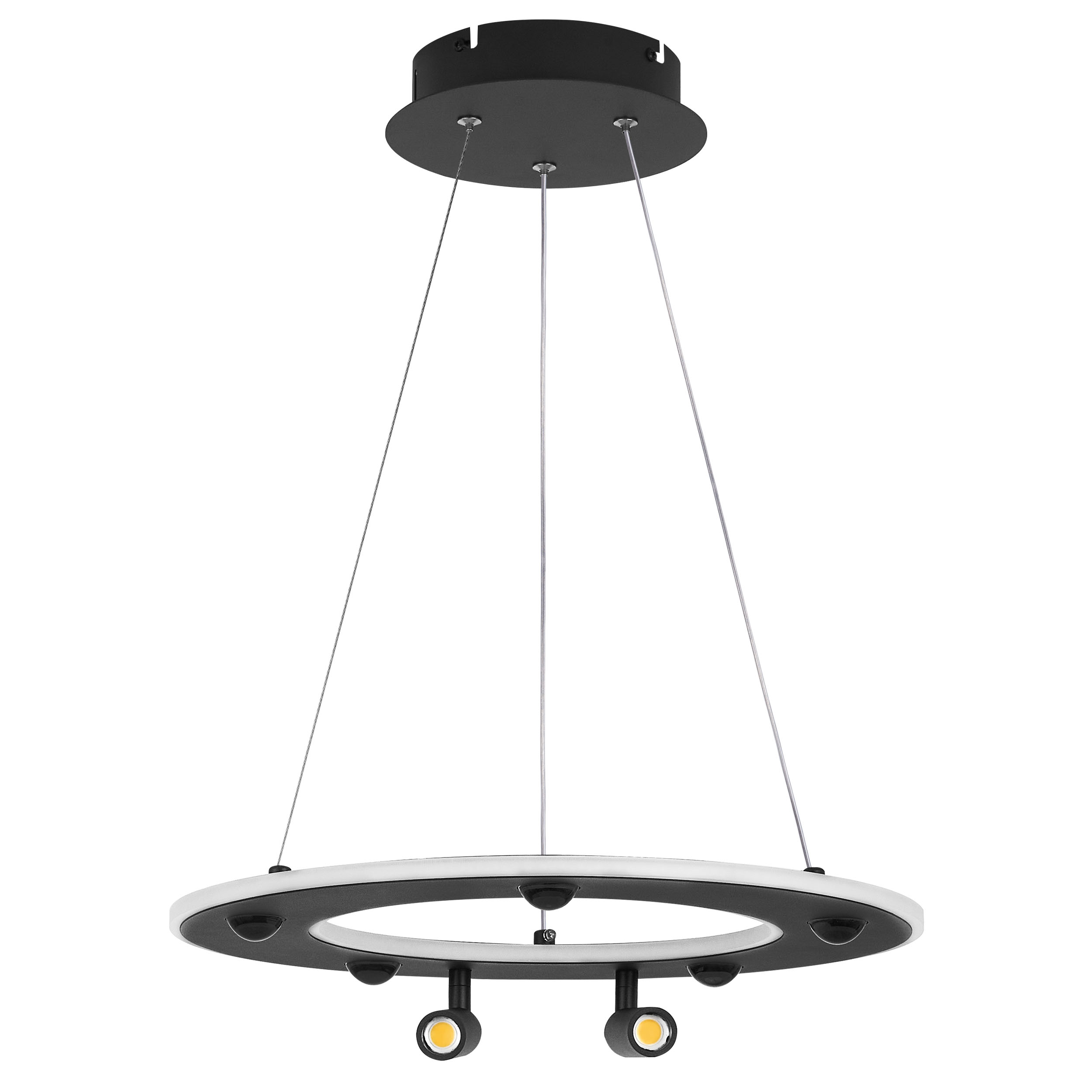 Люстра DIVE LED 60W 3200LM G ЧЕРНЫЙ 3000-6000К