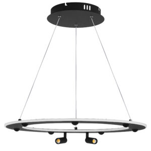Люстра DIVE LED 90W 4900LM G ЧЕРНЫЙ 3000-6000К