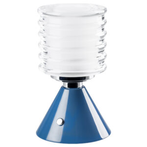 Настольная лампа ALFA 1W LED 120LM ГОЛУБОЙ/ПРОЗРАЧНЫЙ 3000K