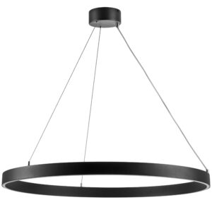 Люстра SATURNO LED 48W 3500LM 70G ЧЕРНЫЙ 3000-6000K
