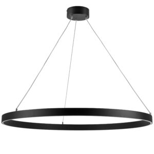 Люстра SATURNO LED 60W 4000LM 70G ЧЕРНЫЙ 3000-6000K