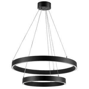 Люстра SATURNO LED 60W 4400LM 70G ЧЕРНЫЙ 3000-6000K