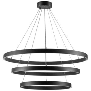 Люстра SATURNO LED 132W 11000LM 70G ЧЕРНЫЙ 3000-6000K