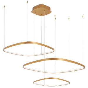 Люстра SATURNO LED 70W 3150LM ЗОЛОТО 3000K IP20