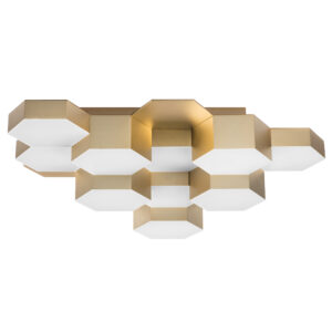 Люстра потол FAVO LED-60W 2880LM ЗОЛОТО 4000K