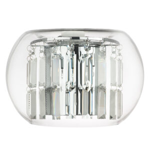 Бра ACQUARIO 3х20W G4 12V ХРОМ хрусталь+стекло