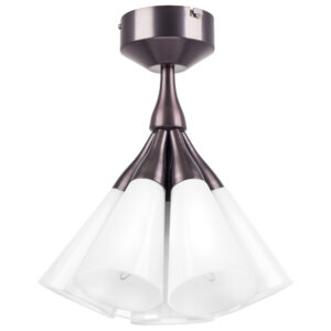 Люстра CONE 7х10W (led) E14 КОФЕЙНЫЙ/БЕЛЫЙ