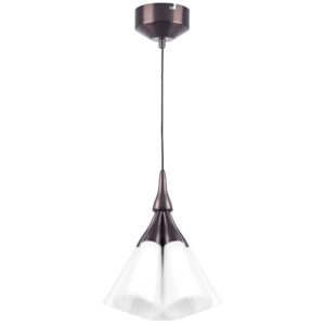 Люстра CONE 5х10W (led) E14 КОФЕЙНЫЙ/БЕЛЫЙ