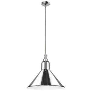 Люстра LOFT 1х40W E14 ХРОМ