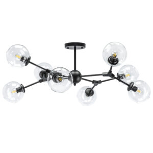 Люстра BETA 8x40W E27 ЧЕРНЫЙ