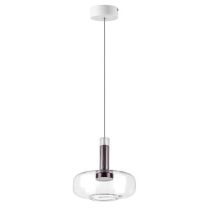 Люстра DISCO 6W LED 300LM 120G БЕЛЫЙ/ПРОЗРАЧНЫЙ 3000K