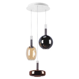 Люстра DISCO 3x6W LED 600LM 120G БЕЛЫЙ/МУЛЬТИКОЛОР 3000К