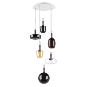 Люстра DISCO 6x6W LED 1200LM 120G БЕЛЫЙ/МУЛЬТИКОЛОР 3000К
