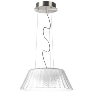 Люстра NAPOLI LED 12W 700LM АЛЮМИНИЙ/ПРОЗРАЧНЫЙ 3000K
