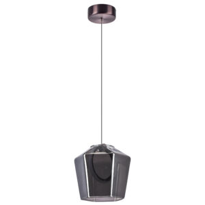 Люстра CARAMELLO LED 6W 110LM КОФЕЙНЫЙ/ПЕПЕЛЬНЫЙ 3000K