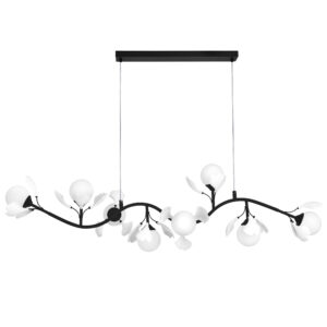 Люстра CERAMO BW 8х6W(led) G9 ЧЕРНЫЙ/БЕЛЫЙ