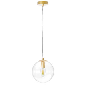 Люстра SFERETTA E27 1х6W (led) E27 ЗОЛОТО/ПРОЗРАЧНЫЙ