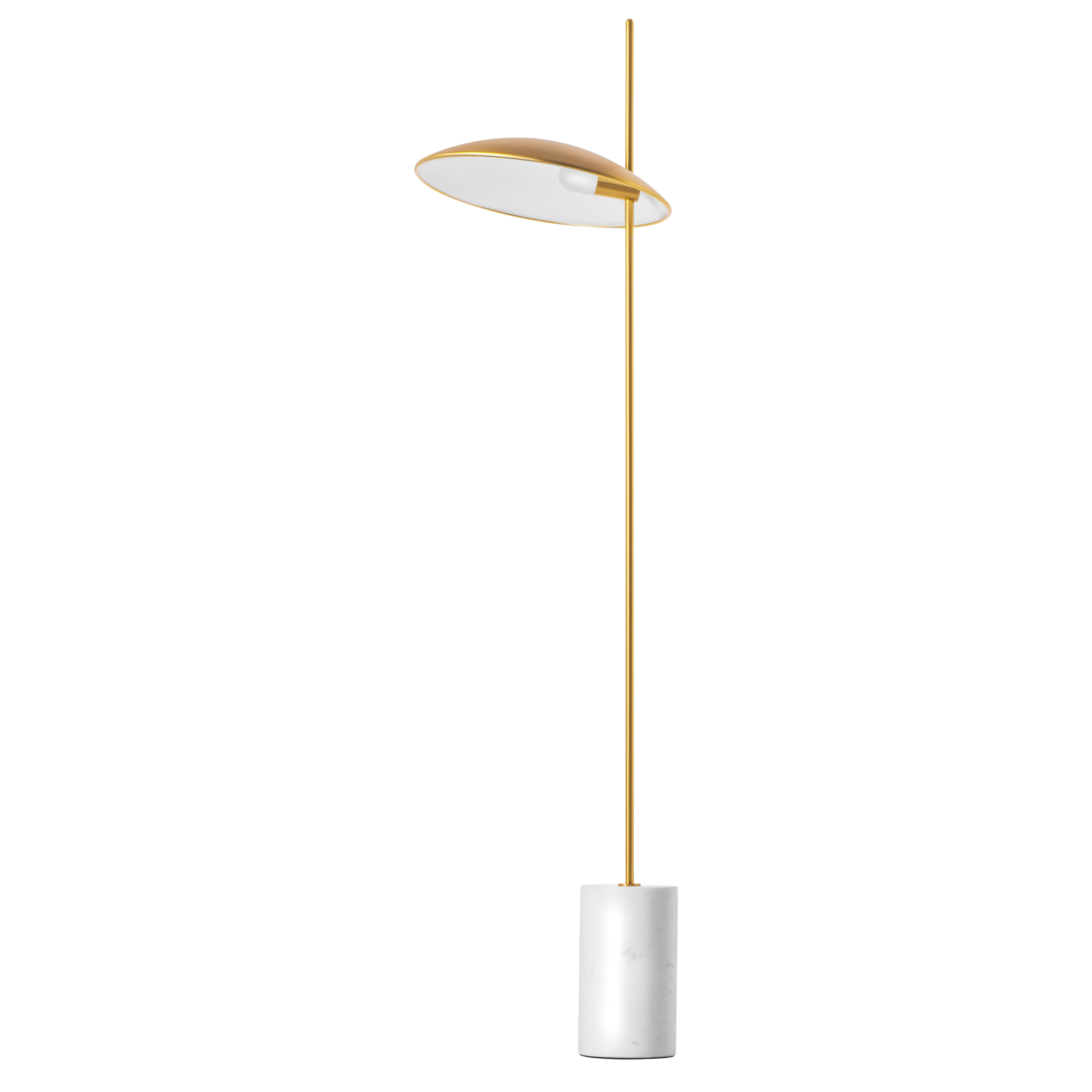 2КОР! Торшер MARMARA LED 5W 400LM ЗОЛОТО/МРАМОР 3000K